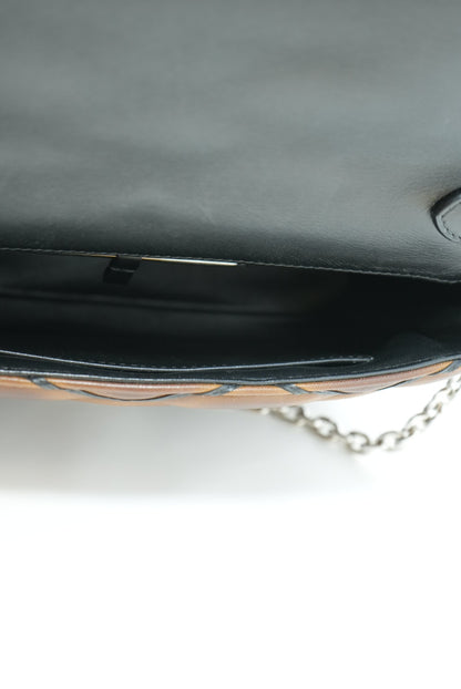 Louis Vuitton Malletage MM Shoulder Bag Leather