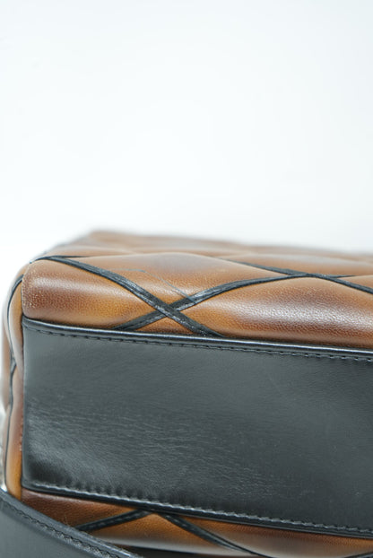 Louis Vuitton Malletage MM Shoulder Bag Leather
