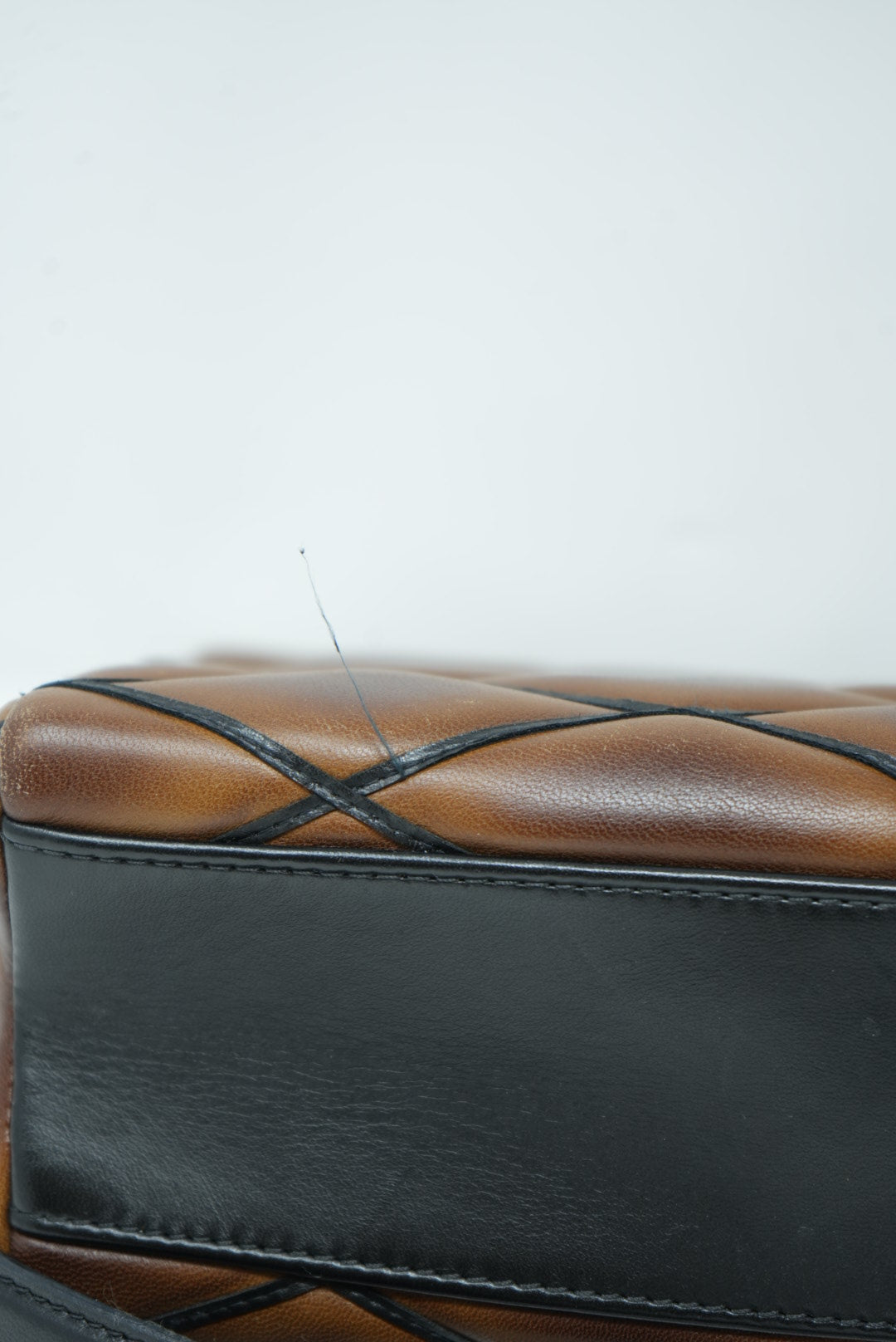 Louis Vuitton Malletage MM Shoulder Bag Leather