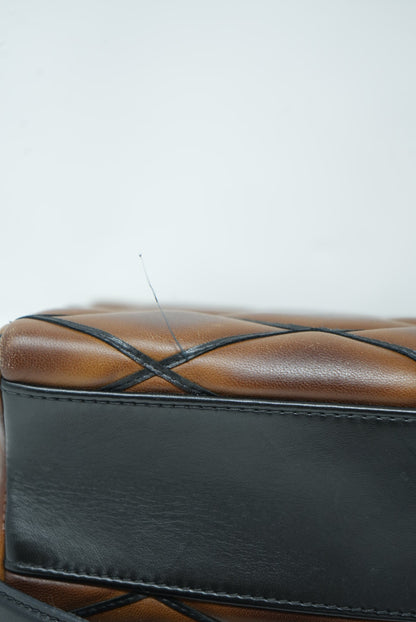 Louis Vuitton Malletage MM Shoulder Bag Leather