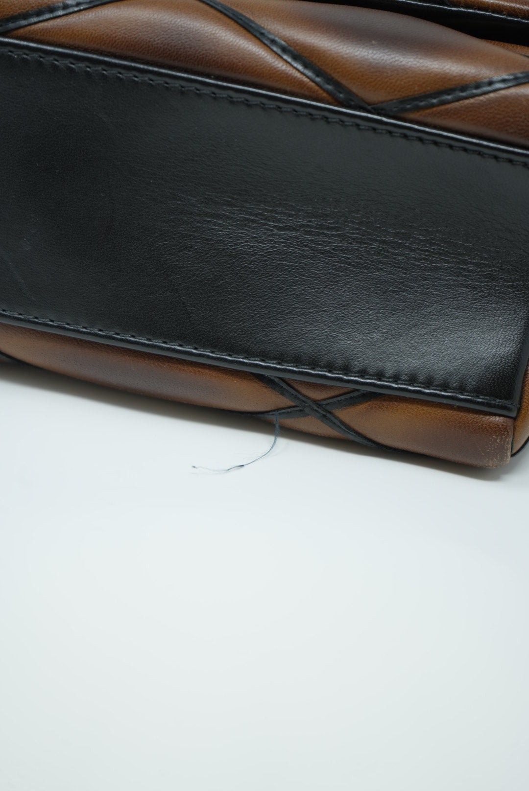 Louis Vuitton Malletage MM Shoulder Bag Leather
