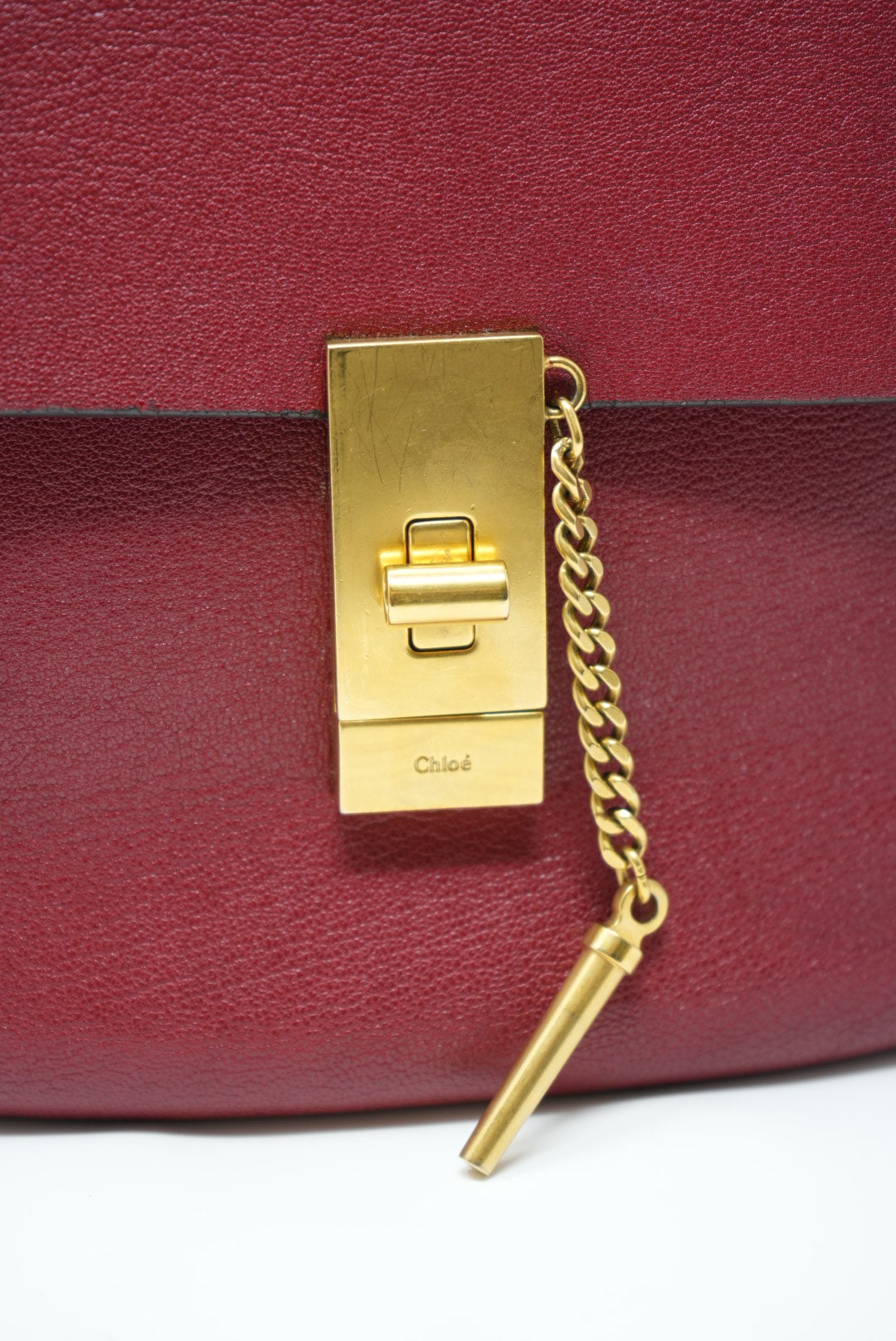 Chole Drew Small Shoulder Bag Red