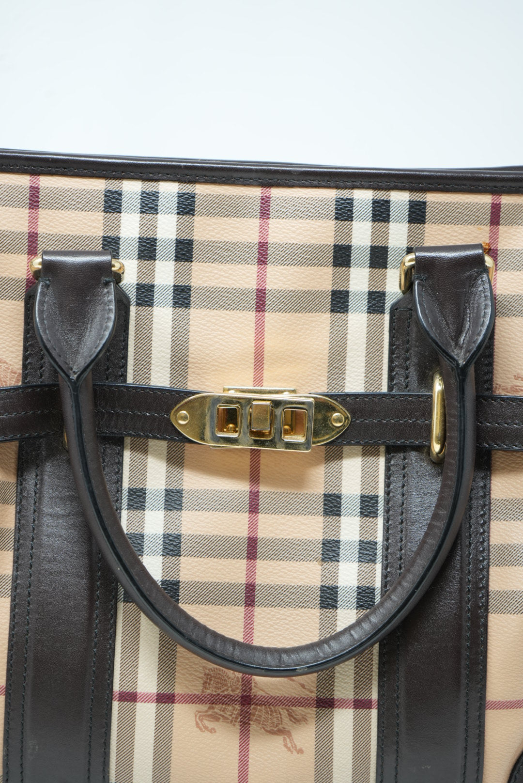 Burberry Haymarket Check Handle