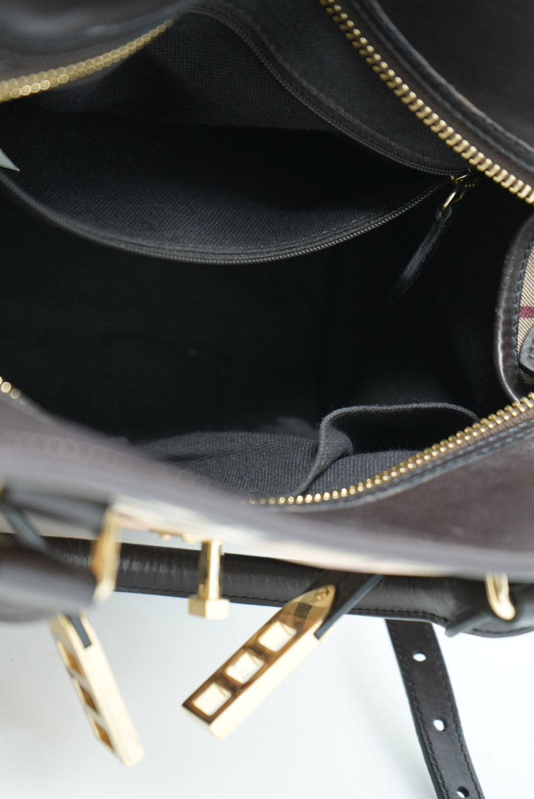 Burberry Haymarket Check Handle