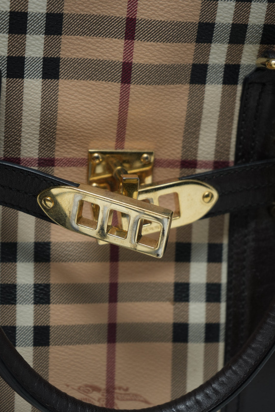 Burberry Haymarket Check Handle