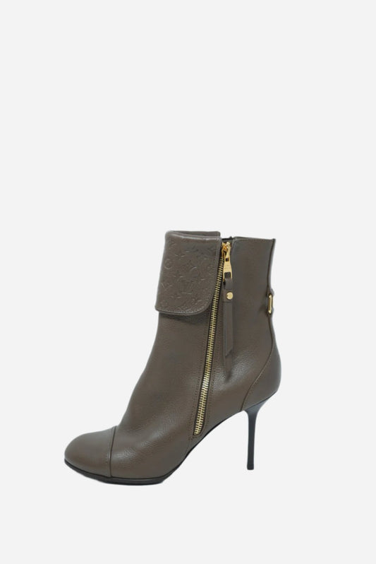 Louis Vuitton Empreinte Inspired Ankle Boots NW Size 37.5