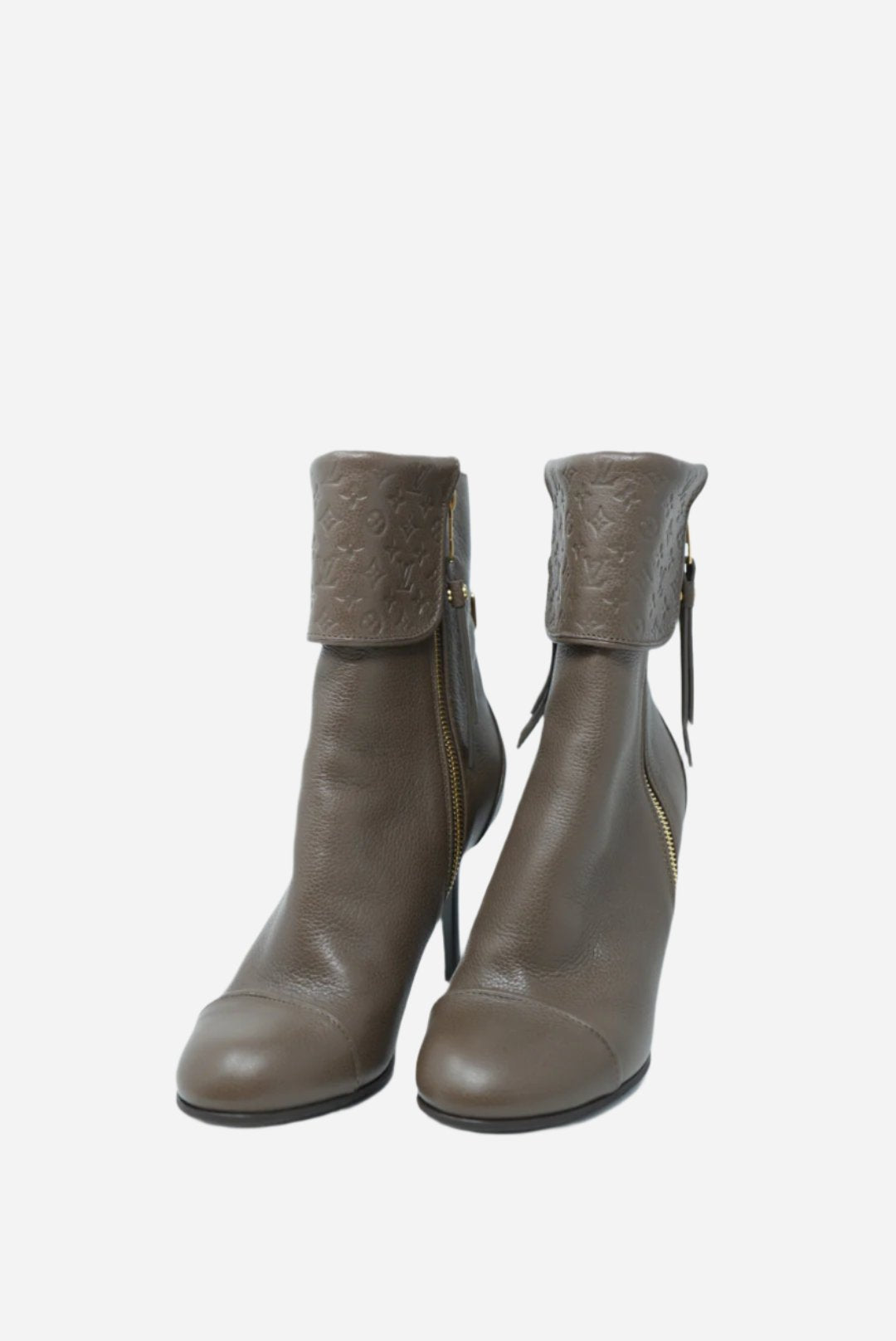 Louis Vuitton Empreinte Inspired Ankle Boots NW Size 37.5