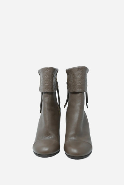 Louis Vuitton Empreinte Inspired Ankle Boots NW Size 37.5