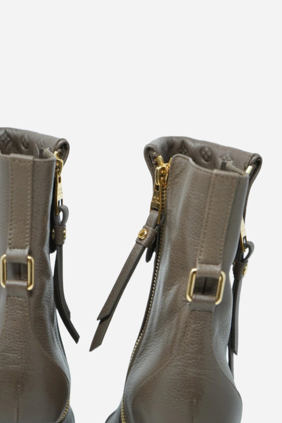 Louis Vuitton Empreinte Inspired Ankle Boots NW Size 37.5