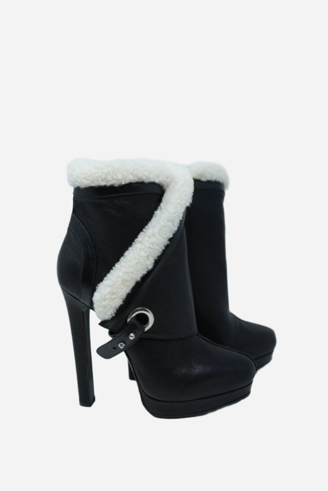 Alexander McQueen Ankle Boots Black NW Size 37