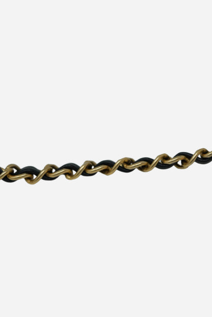 Pre-owned Chanel Lambskin Pearl Wallet On Chain