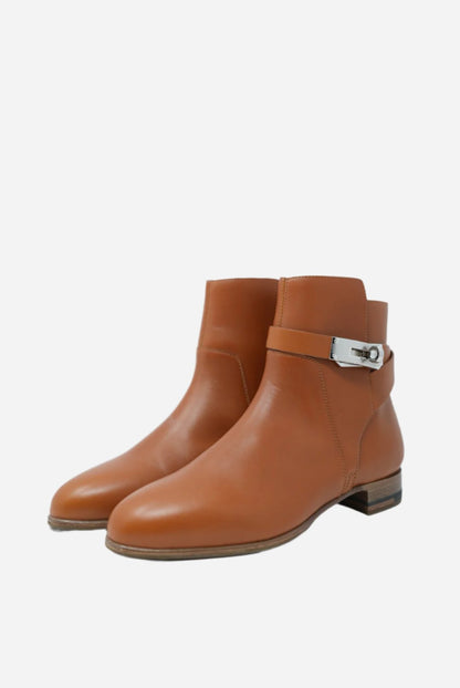 Hermes Natural Leather Neo ankle boot NW Size 35.5