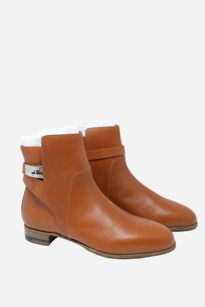 Hermes Natural Leather Neo ankle boot NW Size 35.5