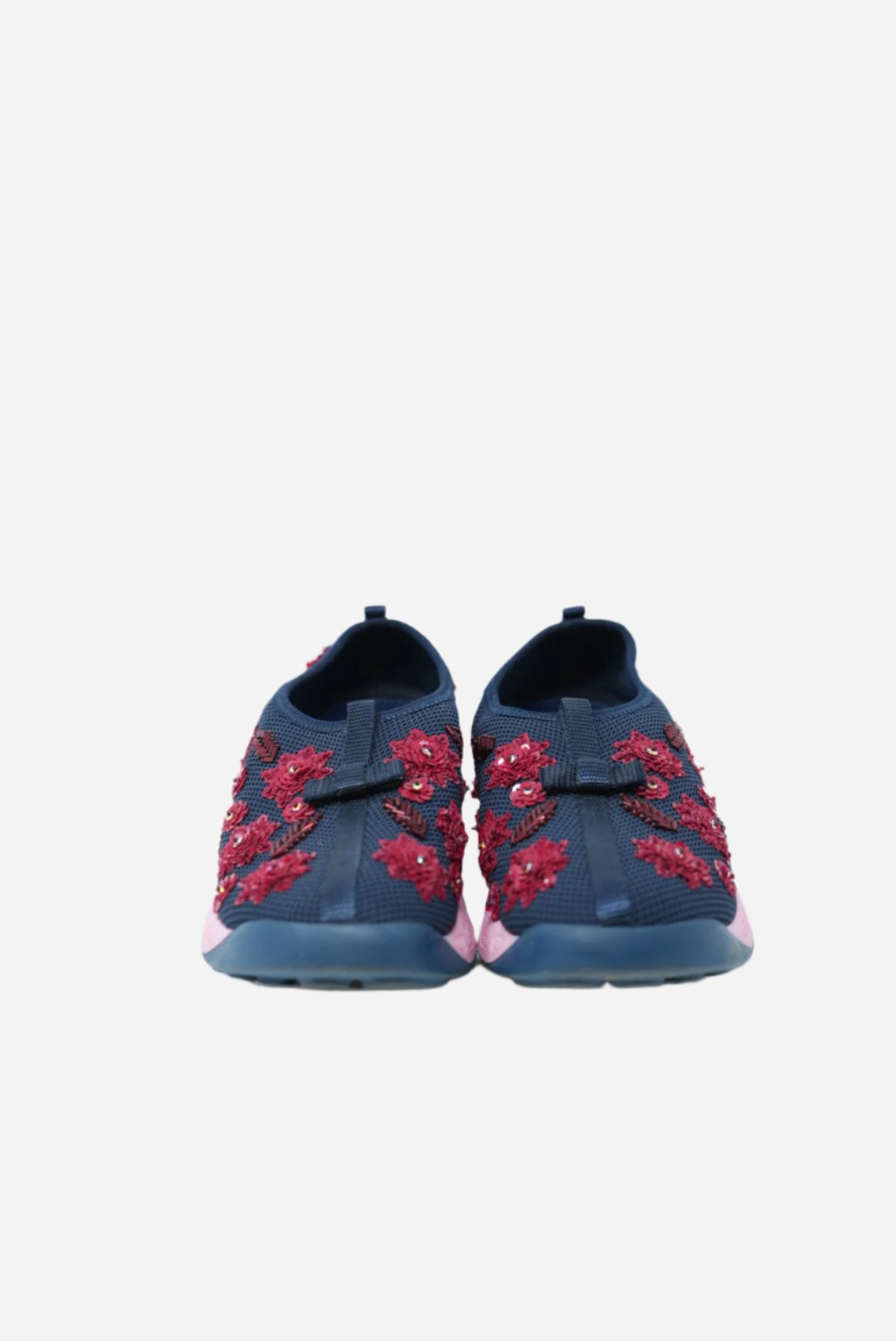 Dior Blue Mesh Embellished Sneakers Size 35