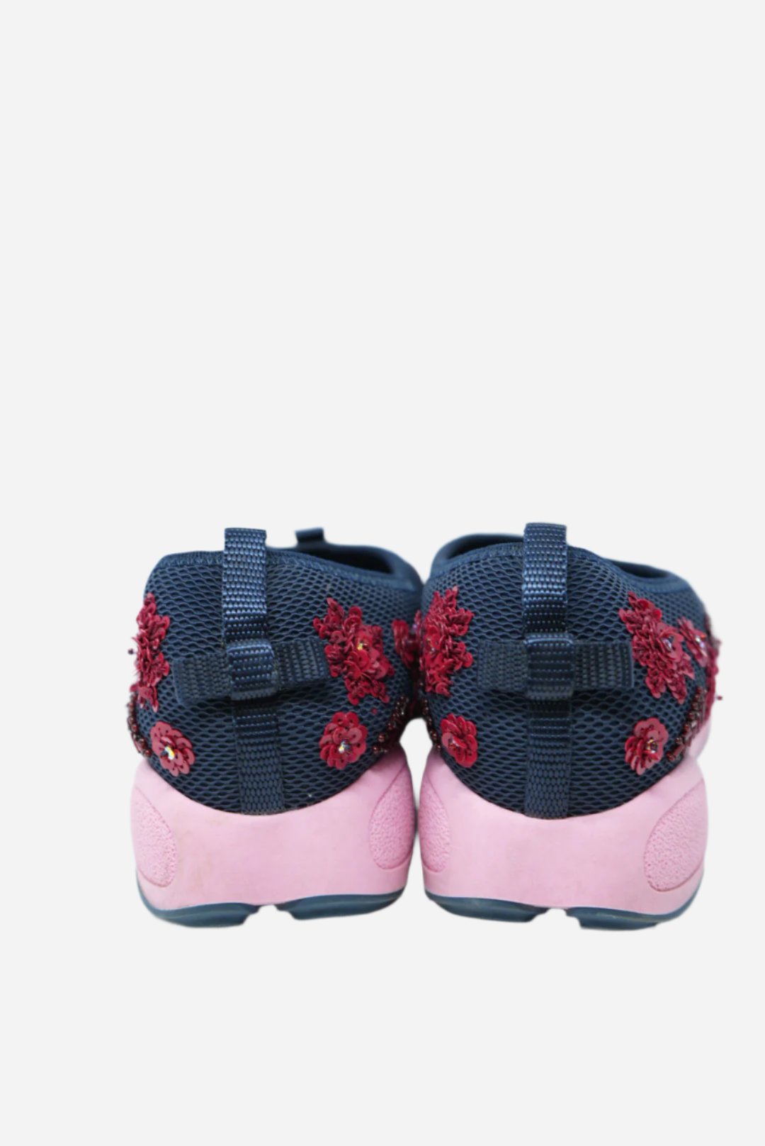 Dior Blue Mesh Embellished Sneakers Size 35
