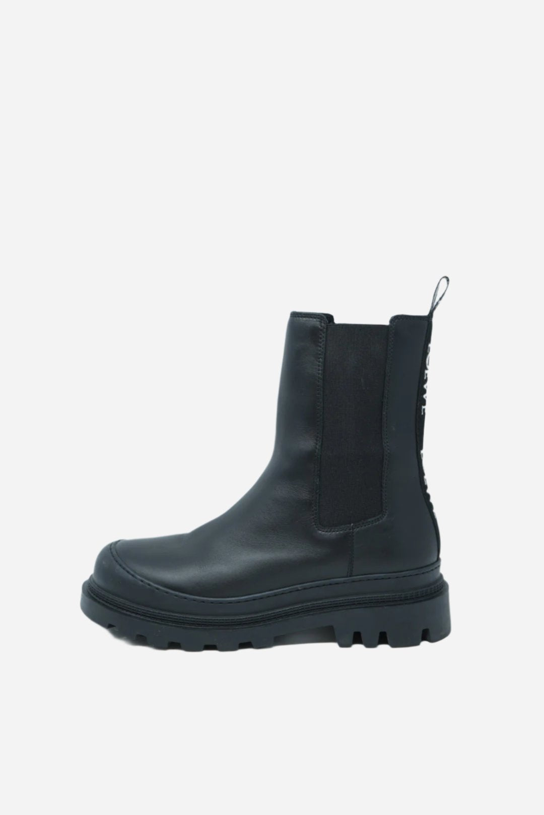 Loewe Black Leather Ankle Boot Chelsea Size 39