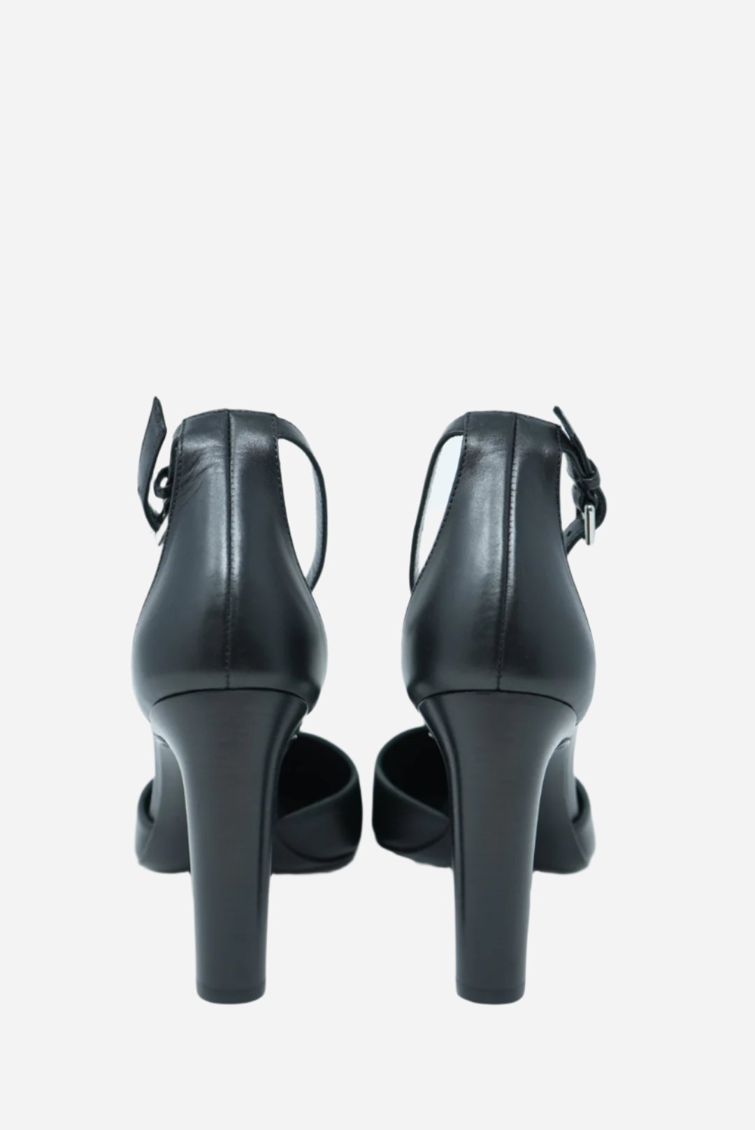 Hermes Black Leather Ankle Strap Sandals NWT Size 37