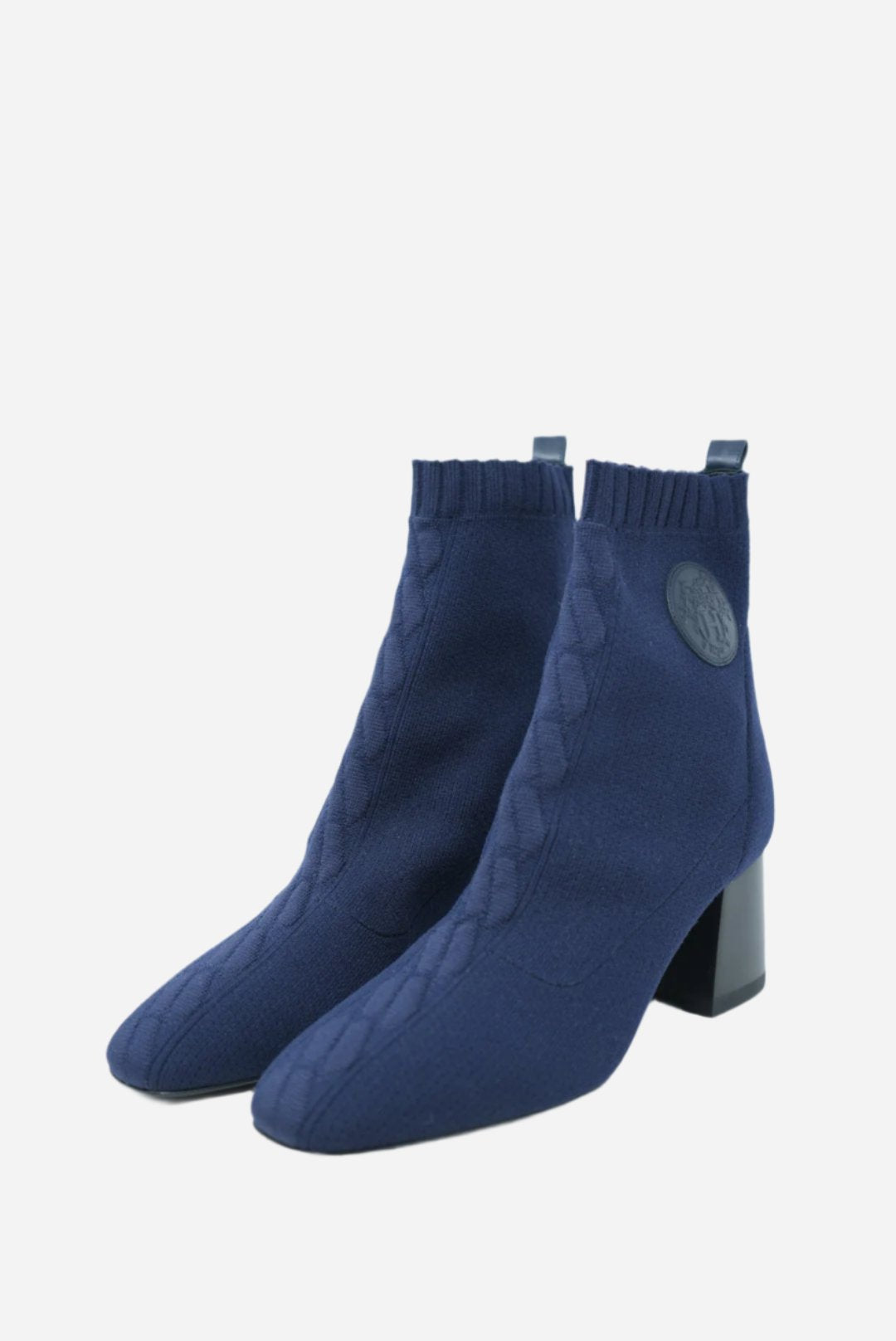 Hermes Volver 60 ankle boot Dark Blue NW Size 37.5