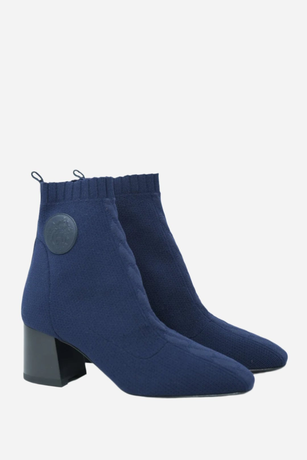 Hermes Volver 60 ankle boot Dark Blue NW Size 37.5