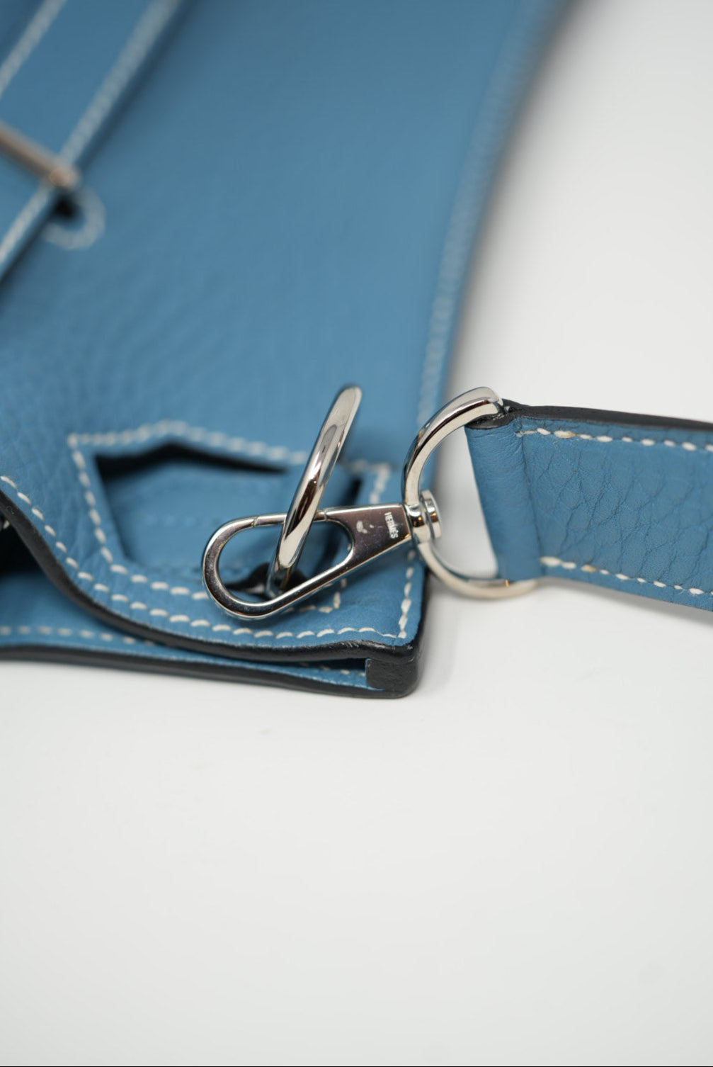 Hermes Jypsiere 28 Blue Shoulder Bag T 2015