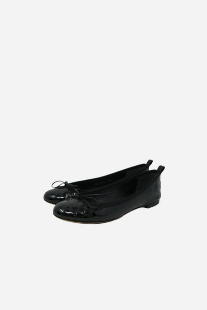 Gucci Patent GG Ballet Flats