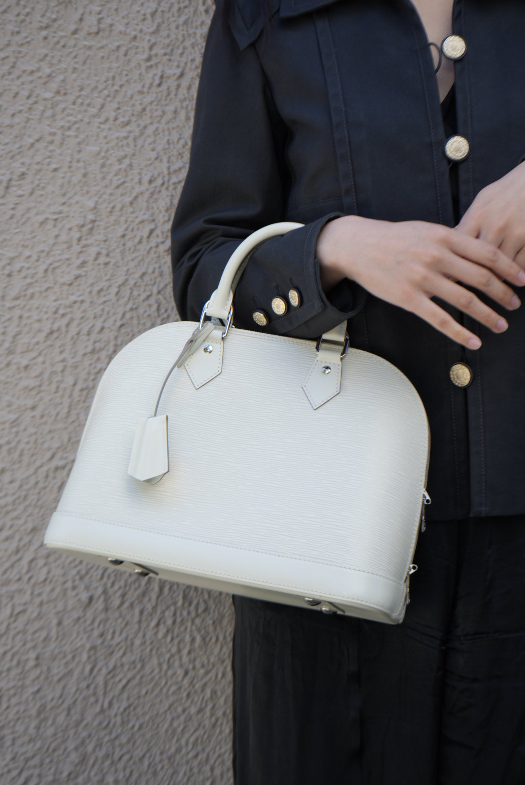 Louis Vuitton 2012 White EPi Alma PM