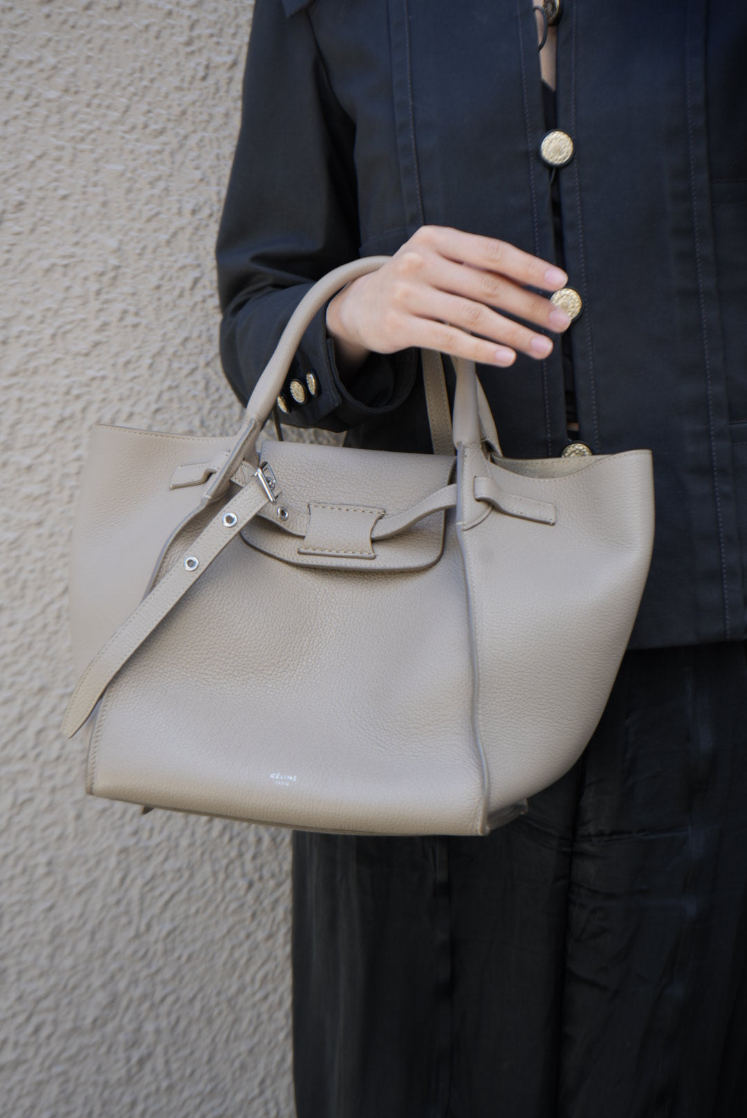 Celine 2018 Beige Calfskin Small Big Bag