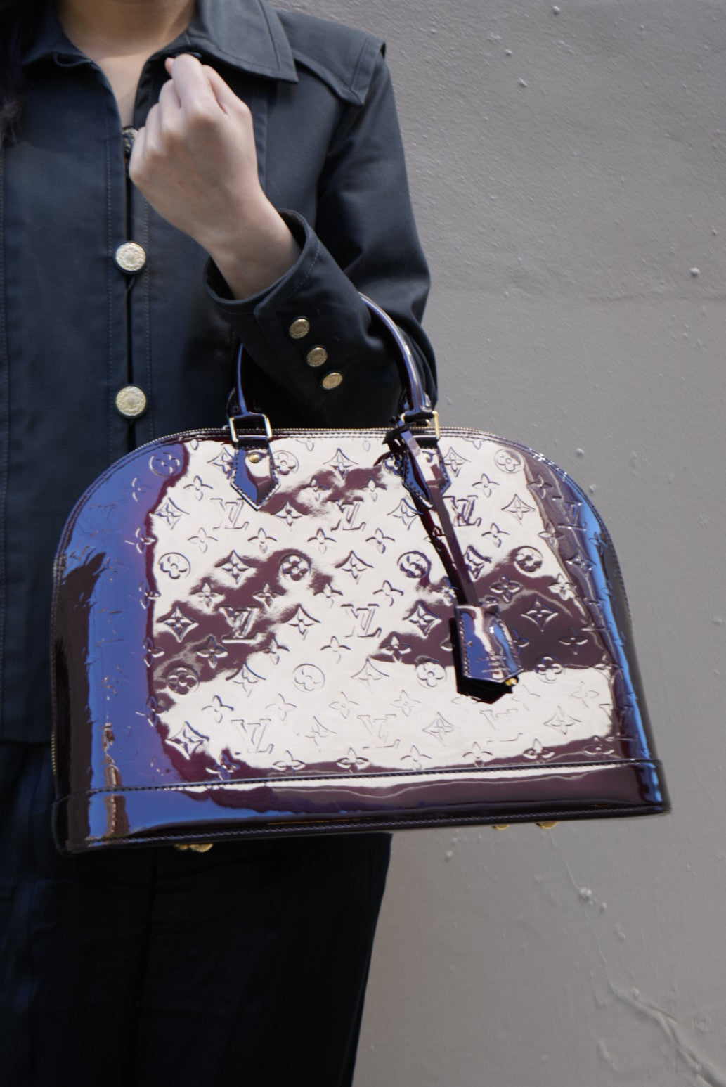 Louis Vuitton Alma GM Amarante 2012