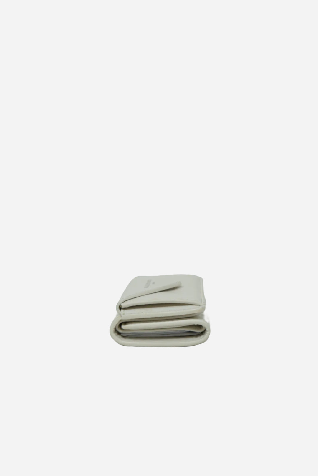 Balenciaga Leather Tri-Fold Compact Wallet
