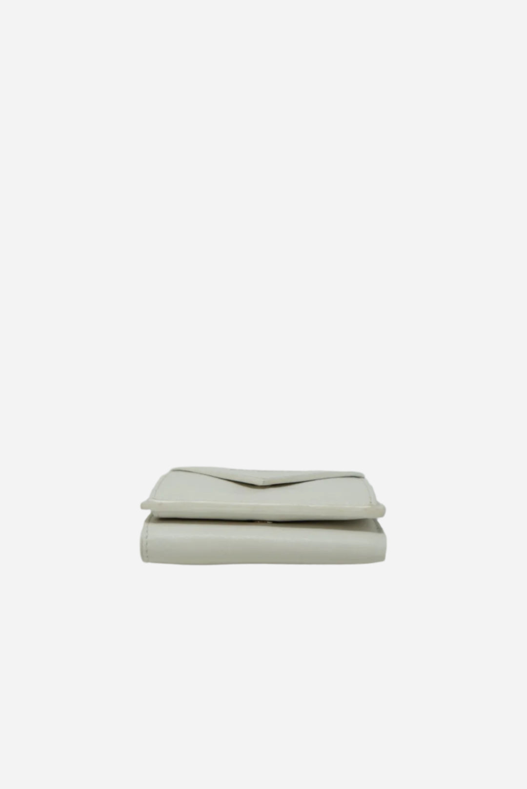 Balenciaga Leather Tri-Fold Compact Wallet