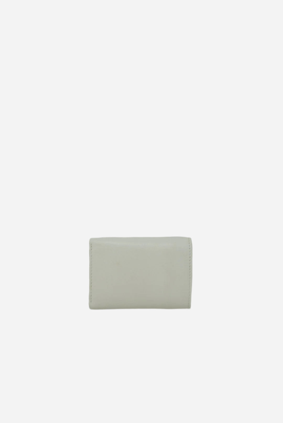 Balenciaga Leather Tri-Fold Compact Wallet