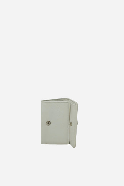 Balenciaga Leather Tri-Fold Compact Wallet