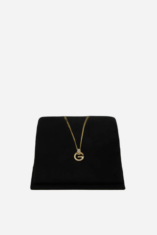Givenchy G Rhinestone Necklace