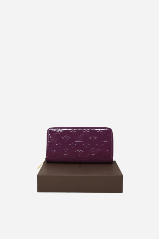 Louis Vuitton Patent Long Zippy Wallet