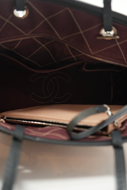 Pre-Owned Chanel Quilted Caviar Shopping Tote 2014