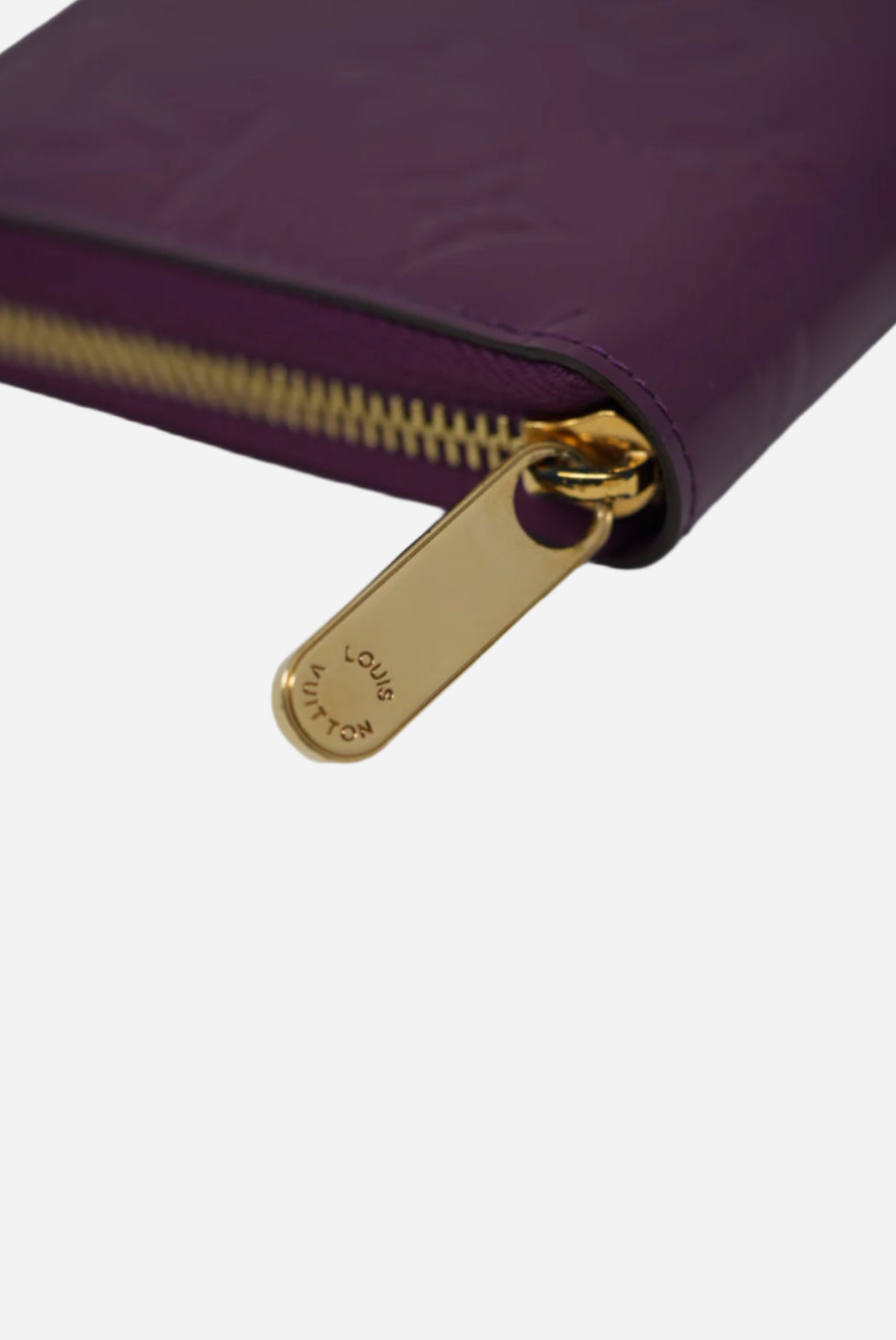 Louis Vuitton Patent Long Zippy Wallet