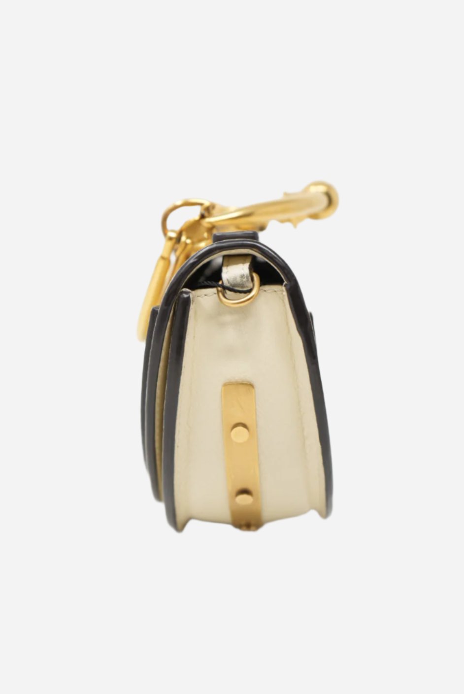 Chloe White Leather Nile Handbag