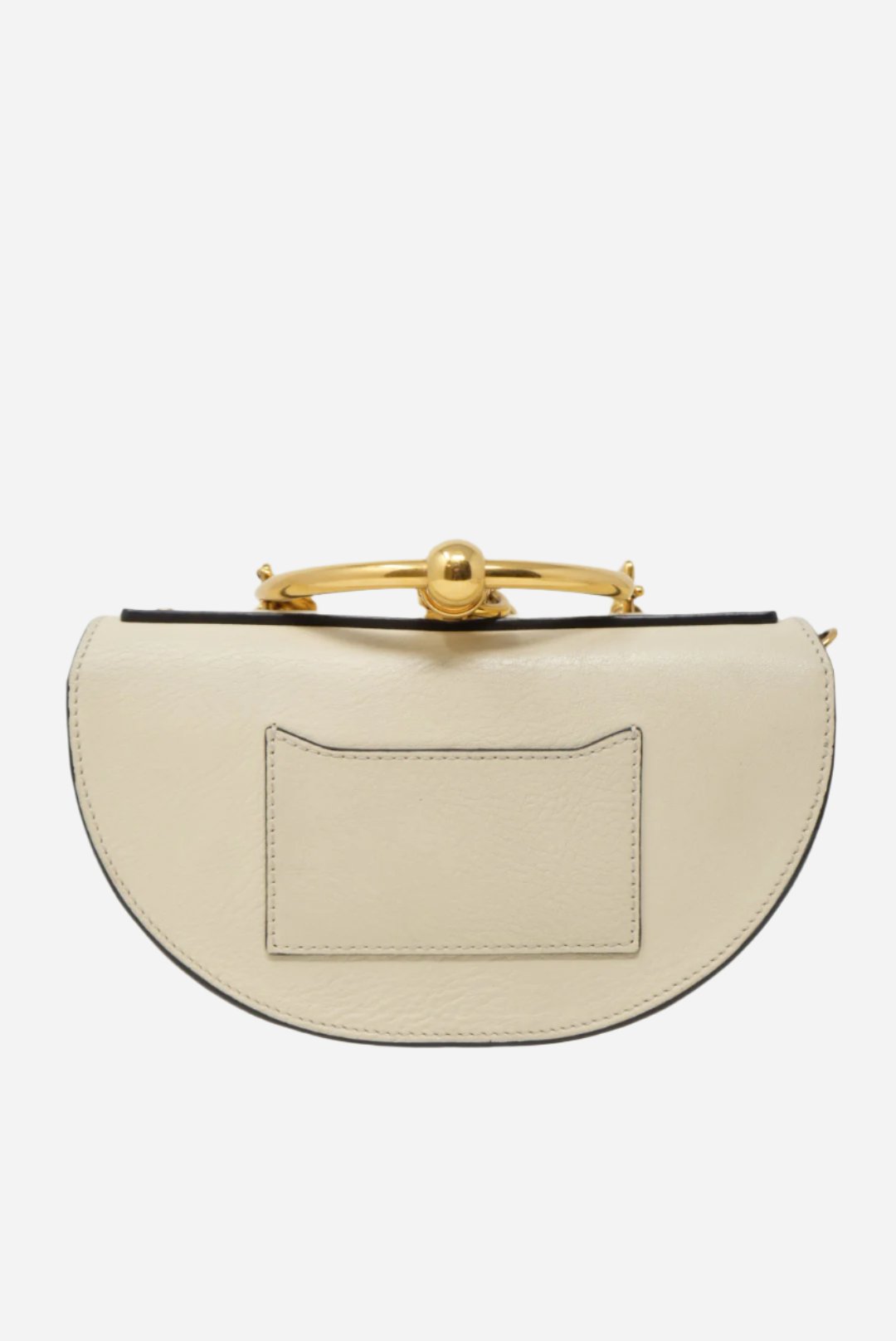 Chloe White Leather Nile Handbag