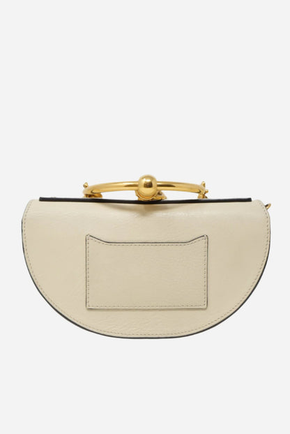 Chloe White Leather Nile Handbag