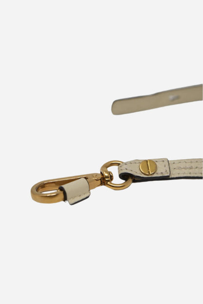 Chloe White Leather Nile Handbag