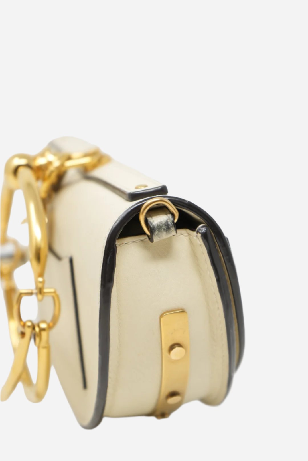 Chloe White Leather Nile Handbag
