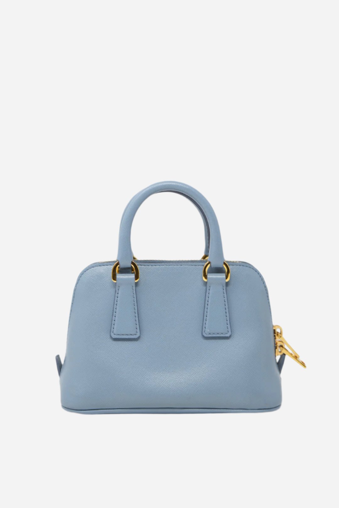 Prada Mini Saffiano Handbag Blue