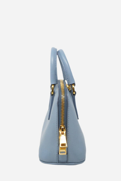 Prada Mini Saffiano Handbag Blue