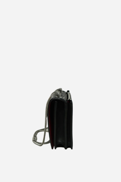 MCM Leather Crystal Studded Bag