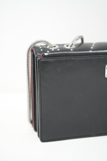 MCM Leather Crystal Studded Bag