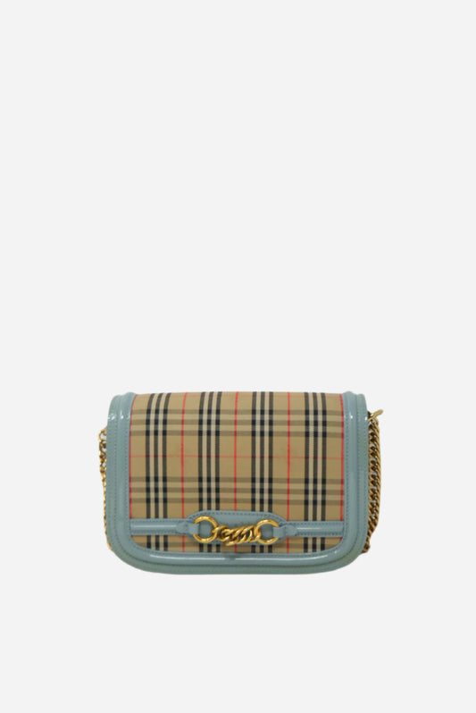 Burberry Knight Check Shoulder Bag