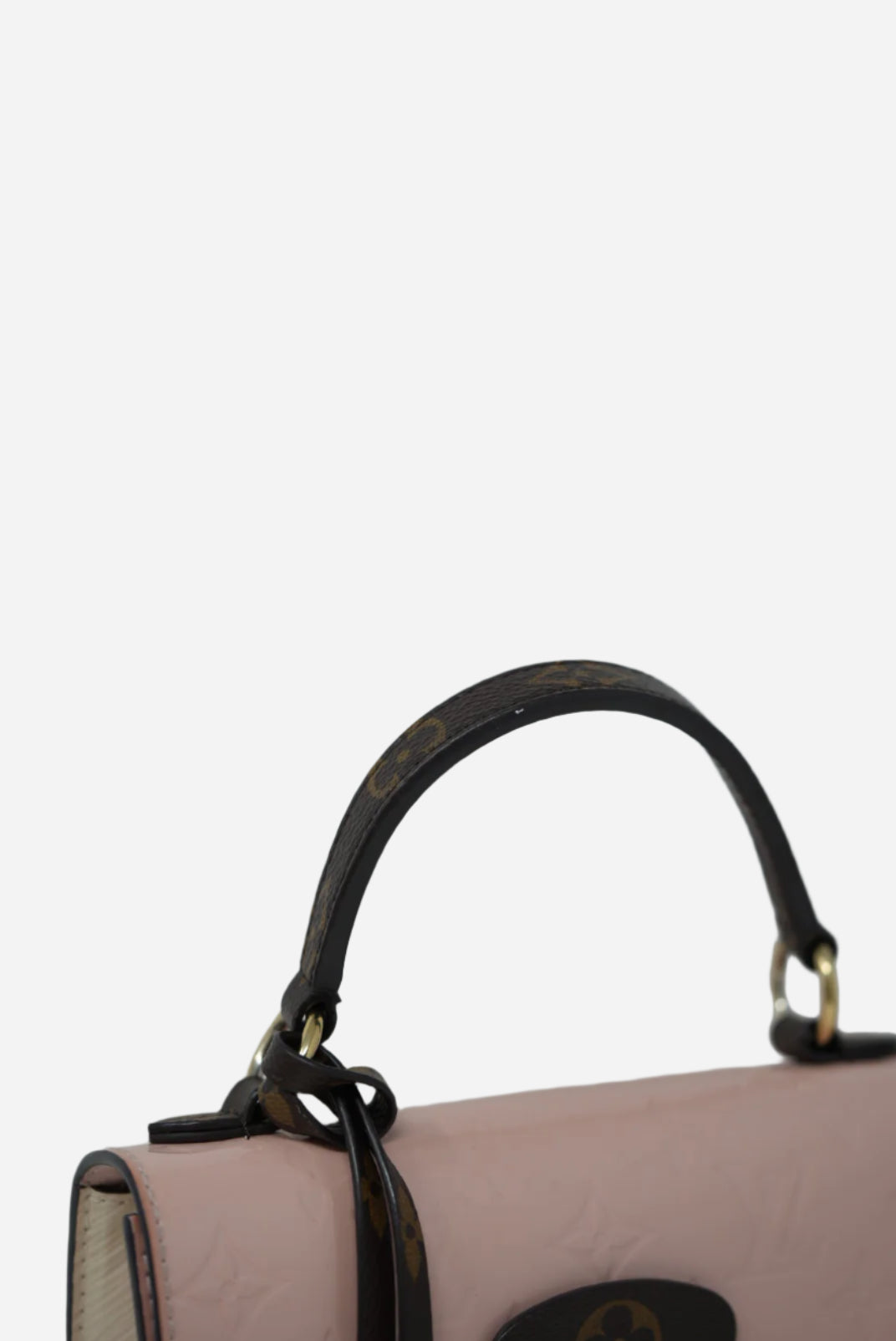 Louis Vuitton Pink Patent Vernis Spring Top Handle Missing Strap