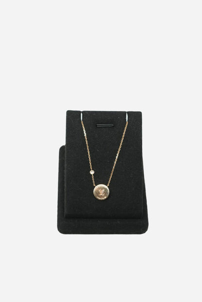 Louis Vuitton Color Blossom Pendant Pink gold/diamond