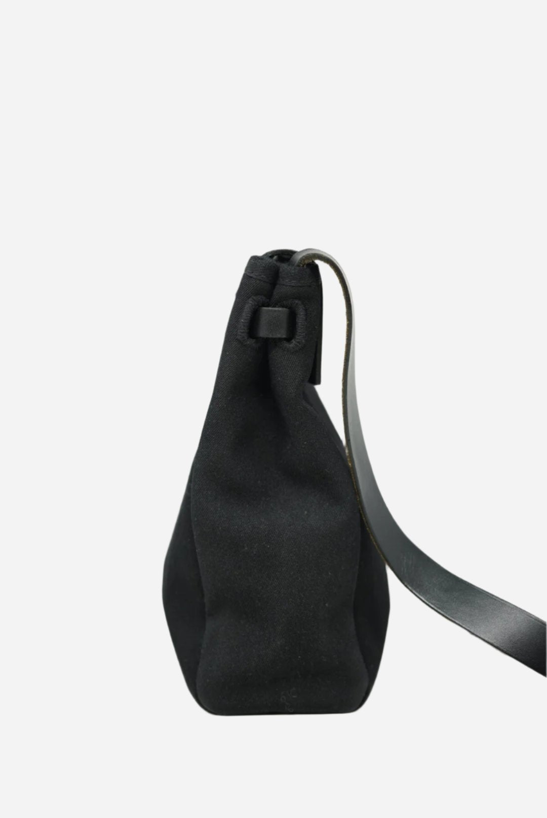 Hermes 2004 Mini Herbag Canvas black W/extra blue pouch-Square H