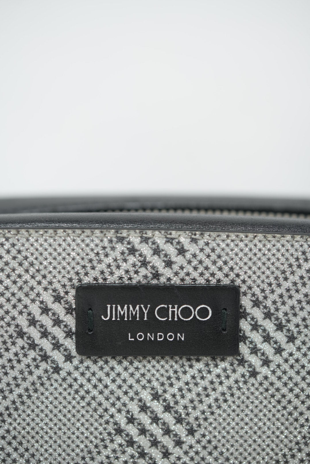 Jimmy Choo Metallic Fabric Crossbody Bag